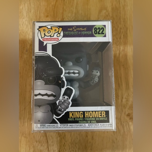 Funko Pop The Simpsons King Homer,Treehouse of Horror,822,New in Box - Picture 1 of 4